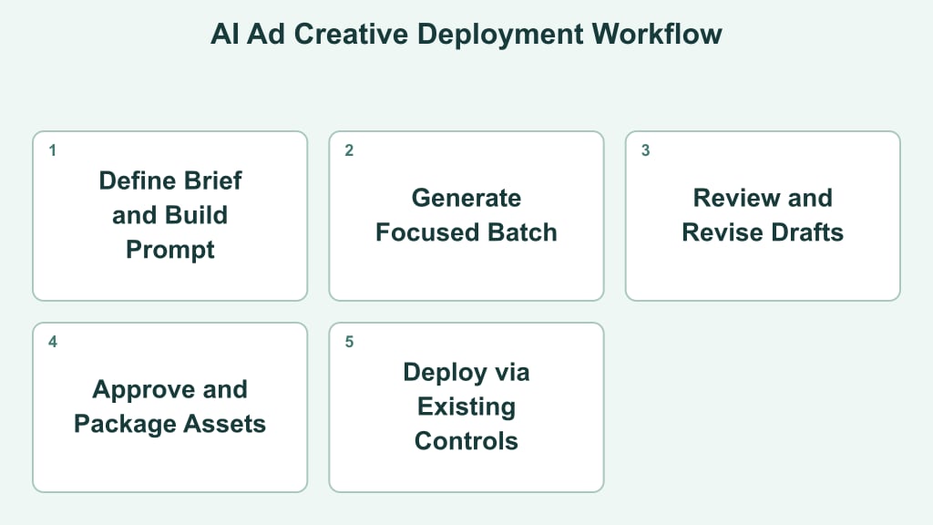 Workflow Integration: From Prompting to Ad Deployment